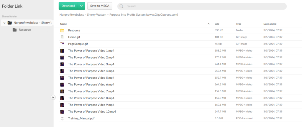 Nonprofitwebclass – Sherry Watson – Purpose Into Profits System