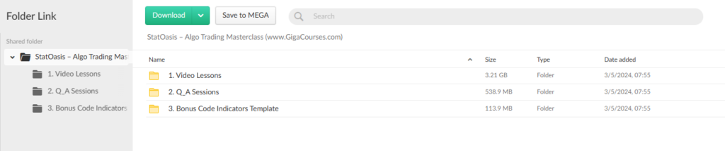 StatOasis – Algo Trading Masterclass