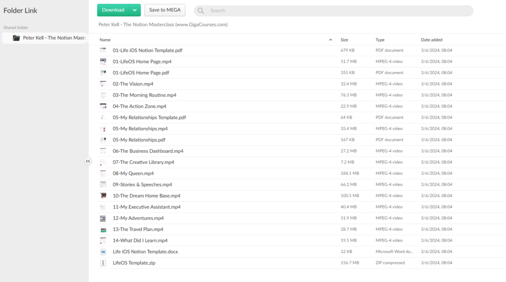 Peter Kell - The Notion Masterclass