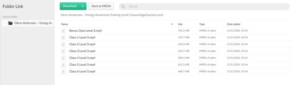 Glenn Ackerman – Energy Awareness Training Level 3