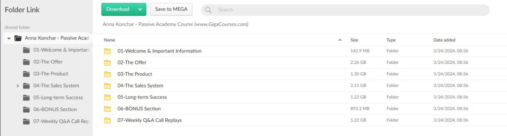 Anna Konchar - Passive Academy Course