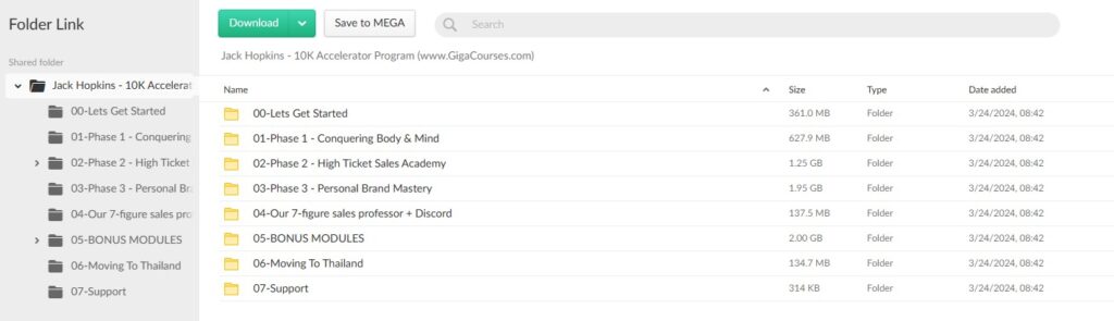 Jack Hopkins - 10K Accelerator Program