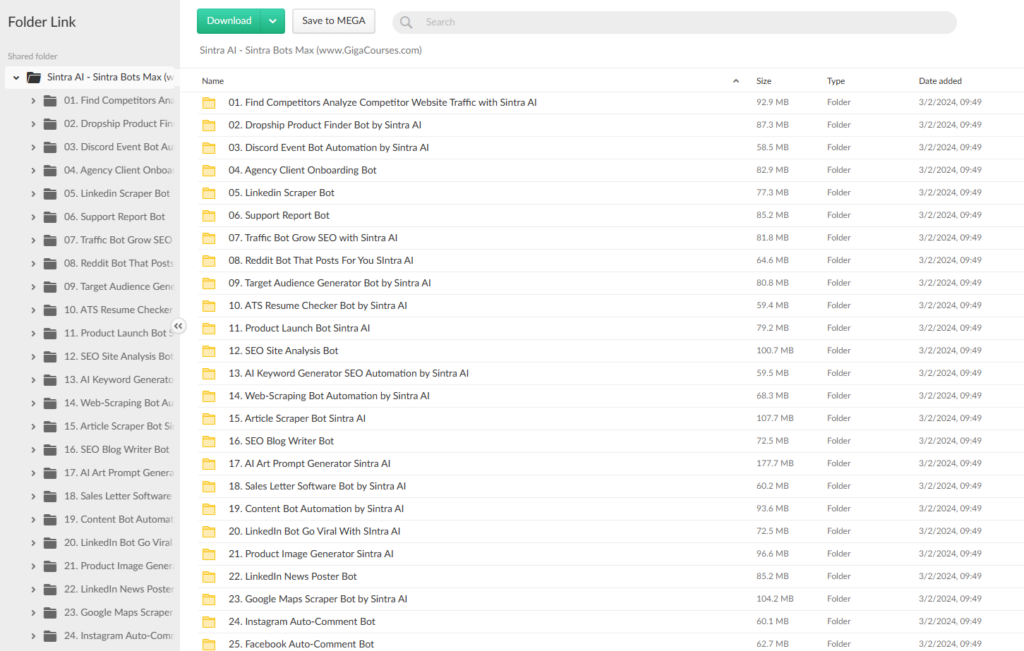 Sintra AI - Sintra Bots Max