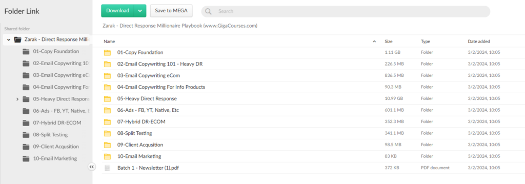 Zarak - Direct Response Millionaire Playbook