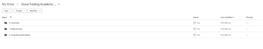 Gova Trading Academy - Cluster Delta - Course