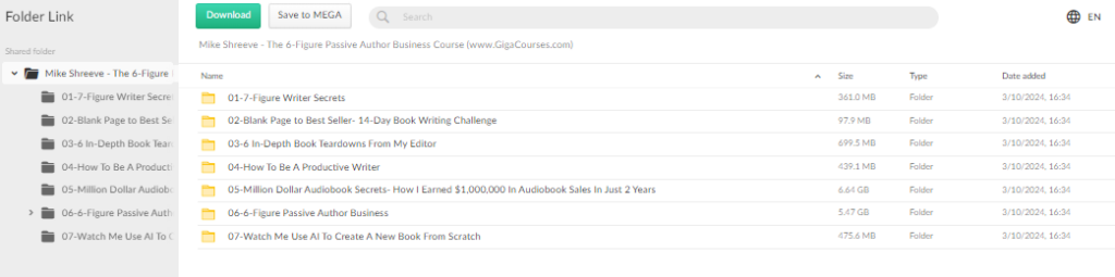 Mike Shreeve - The 6-Figure Passive Author Business Course