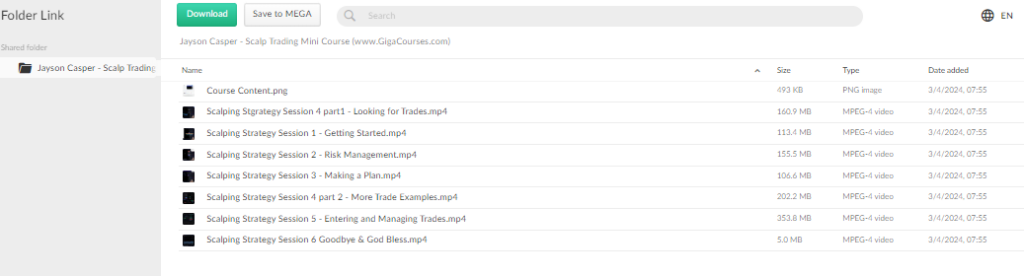 Jayson Casper - Scalp Trading Mini Course