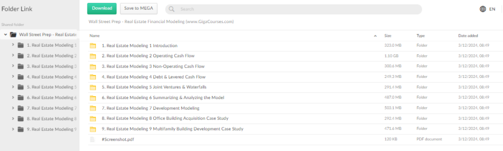 Wall Street Prep - Real Estate Financial Modeling