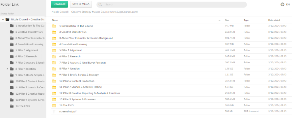 Nicole Crowell – Creative Strategy Master Course