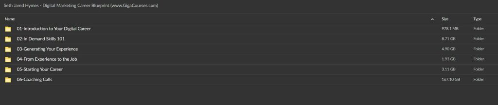 Seth Jared Hymes - Digital Marketing Career Blueprint
