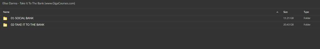 Elise Darma - Take It To The Bank