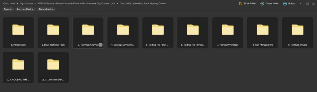 Dapo Willis University - Forex Mastery Course