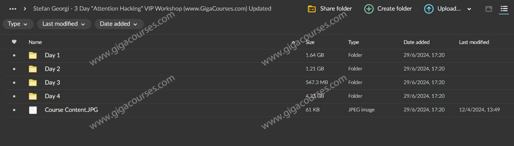 Stefan George - 3 Day “Attention Hacking” VIP Workshop (Updated)