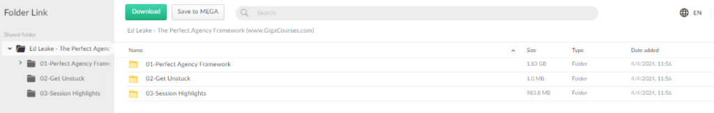 Ed Leake - The Perfect Agency Framework