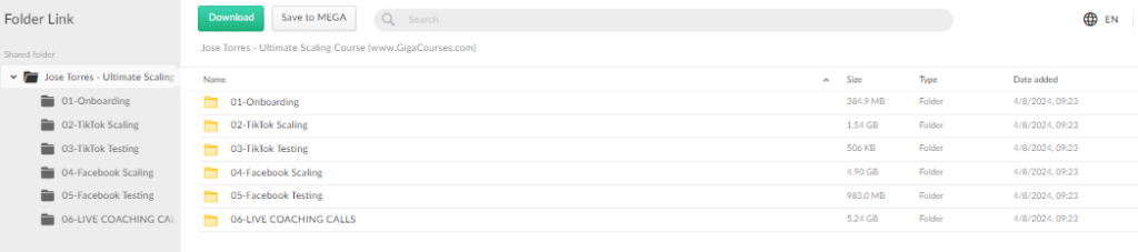 Jose Torres - Ultimate Scaling Course