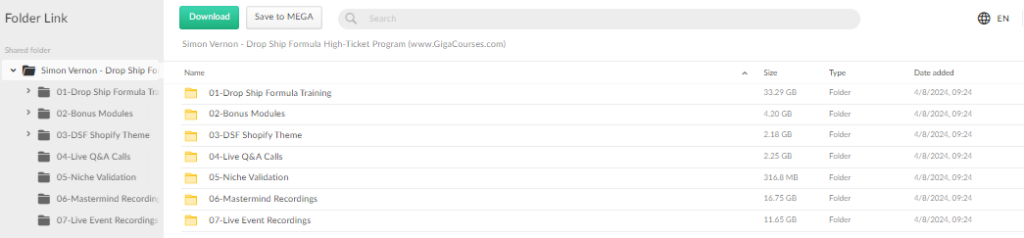 Simon Vernon - Drop Ship Formula High-Ticket Program
