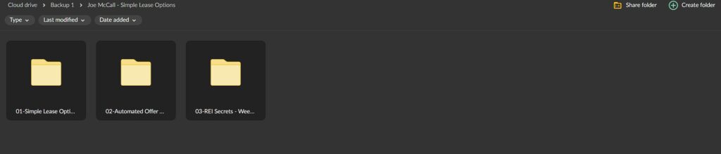 Joe McCall - Simple Lease Options