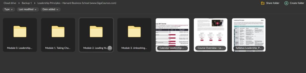 Leadership Principles - Harvard Business School