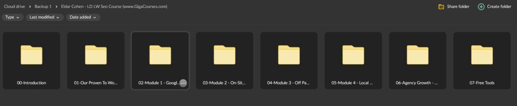 Eldar Cohen - LD LW Seo Course