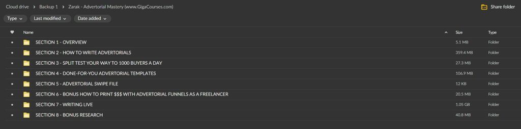 Zarak - Advertorial Mastery