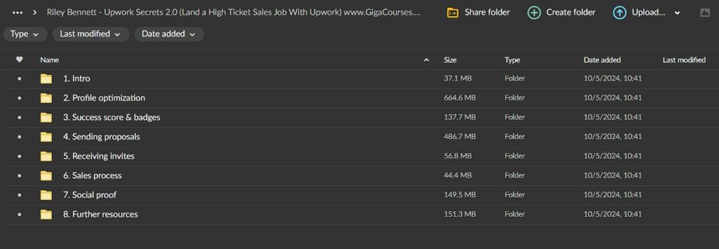 Riley Bennett - Upwork Secrets 2.0 (Land a High Ticket Sales Job With Upwork)