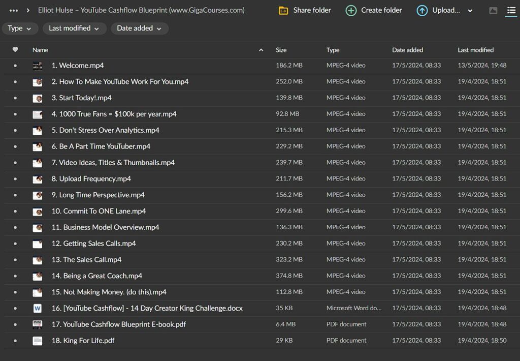 Elliot Hulse – YouTube Cashflow Blueprint