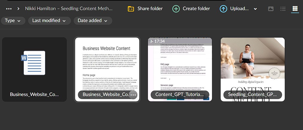 Nikki Hamilton – Seedling Content Method GPT