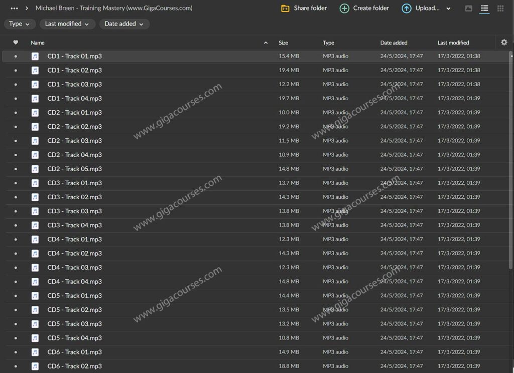 Michael Breen - Training Mastery