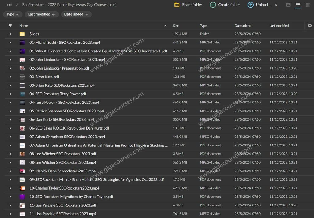 SeoRockstars - 2023 Recordings