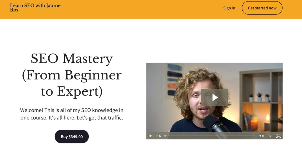 Jaume Ross - Learn SEO - SEO Mastery (From Beginner to Expert)