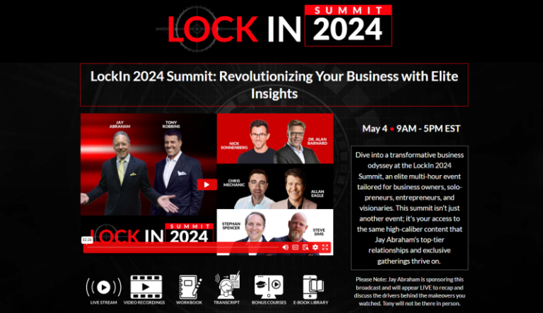 Jay Abraham - Lock In Summit 2024
