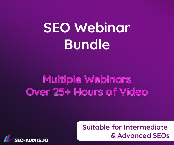 Daniel Foley Carter - SEO Webinar Bundle Course