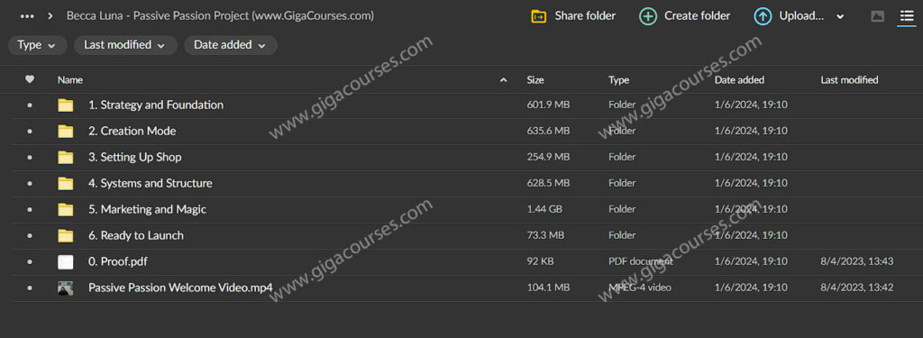 Becca Luna - Passive Passion Project