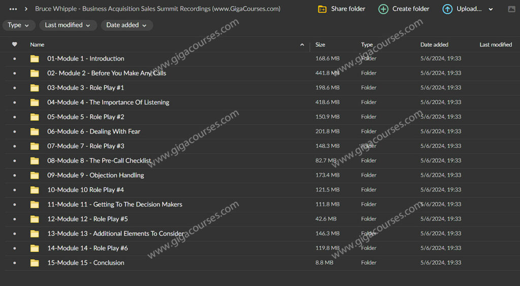 Bruce Whipple - Business Acquisition Sales Summit Recordings