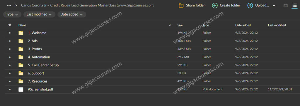 Carlos Corona Jr - Credit Repair Lead Generation Masterclass