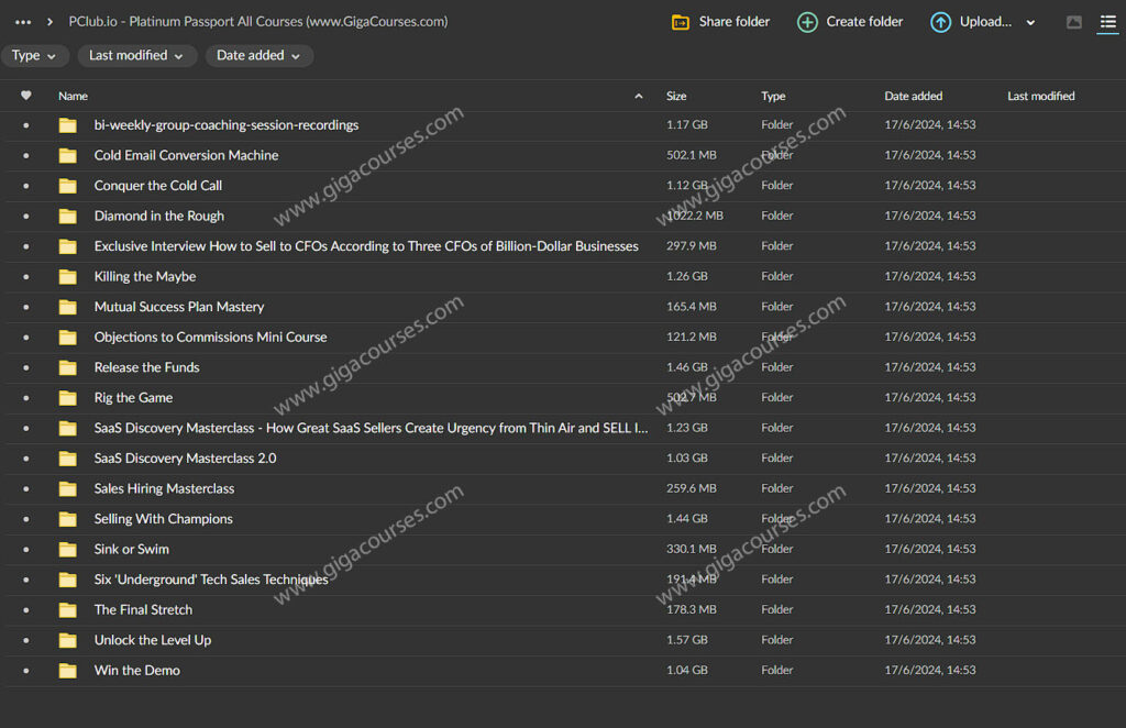 PClub.io - Platinum Passport All Courses
