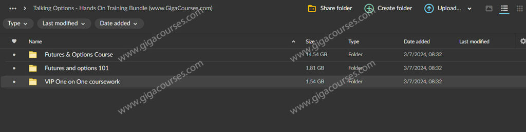 Talking Options - Hands On Training Bundle