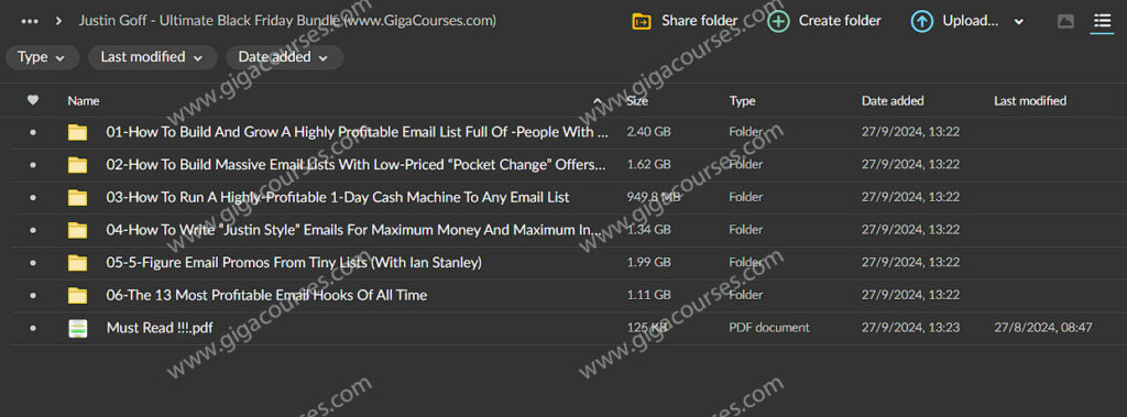 Justin Goff - Ultimate Black Friday Bundle
