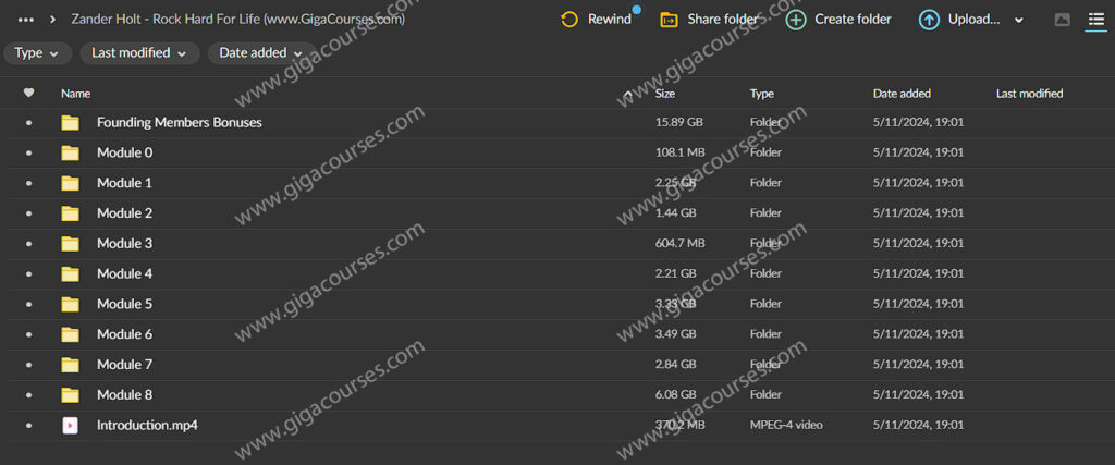 Zander Holt - Rock Hard For Life