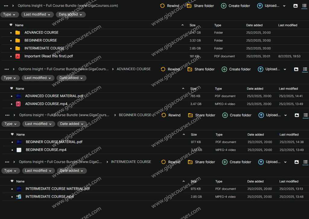 Options Insight – Full Course Bundle