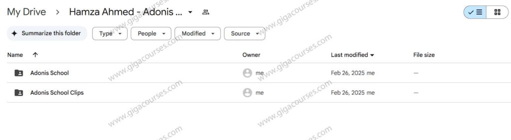 Hamza Ahmed - Adonis School