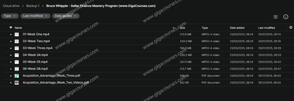 Bruce Whipple - Seller Finance Mastery Program