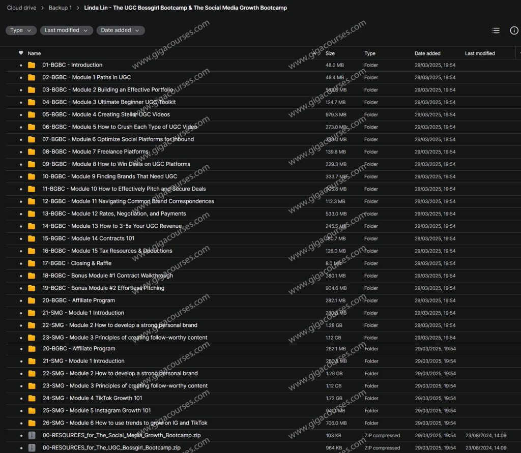 Linda Lin - The UGC Bossgirl Bootcamp & The Social Media Growth Bootcamp