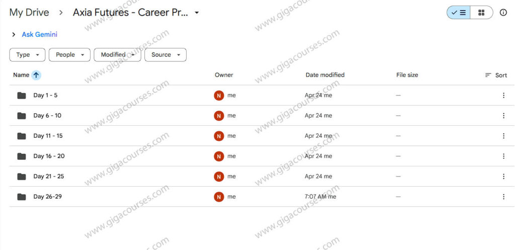 Axia Futures Career Programme 2025