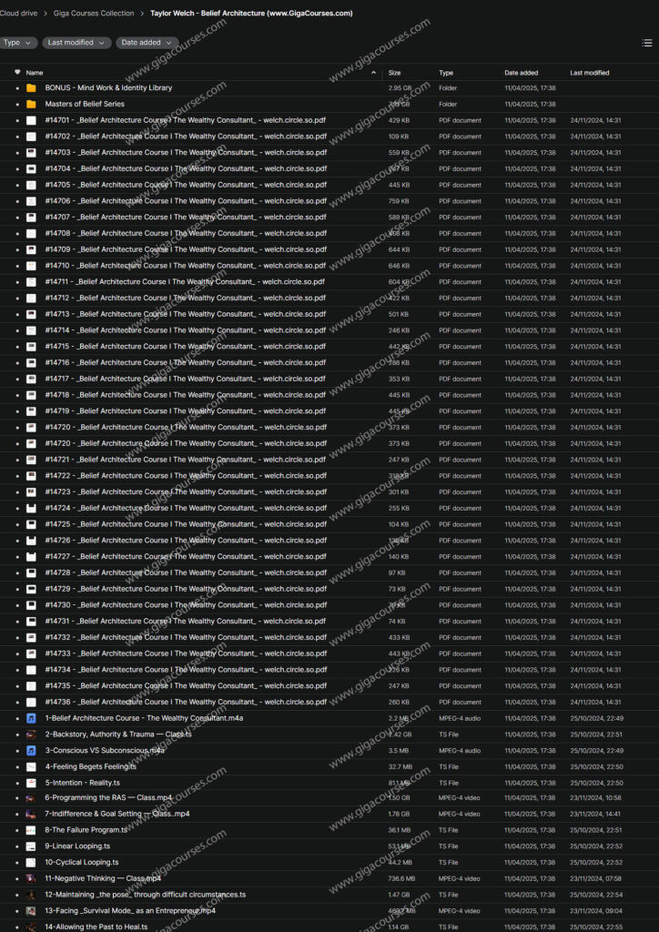 Taylor Welch – Belief Architecture