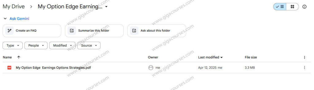 My Option Edge Earnings Options Strategies