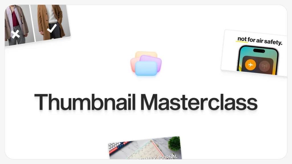 Ali Abdaal - Thumbnail Masterclass