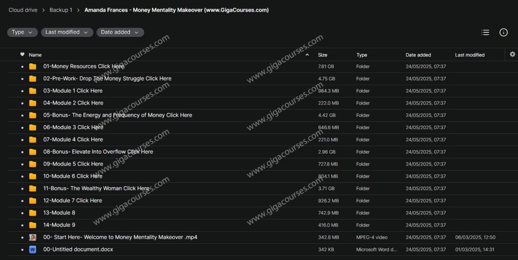 Amanda Frances - Money Mentality Makeover 