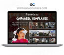 Animated Seamless Carousels Templates and Guides For Canva + Nostalgia edition