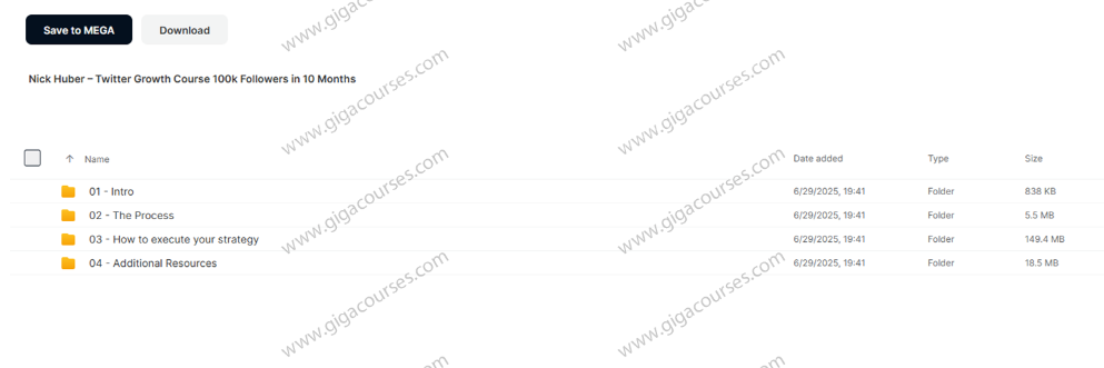 Nick Huber – Twitter Growth Course 100k Followers in 10 Months